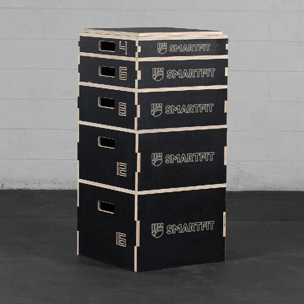 Stackable Wood Plyo Box